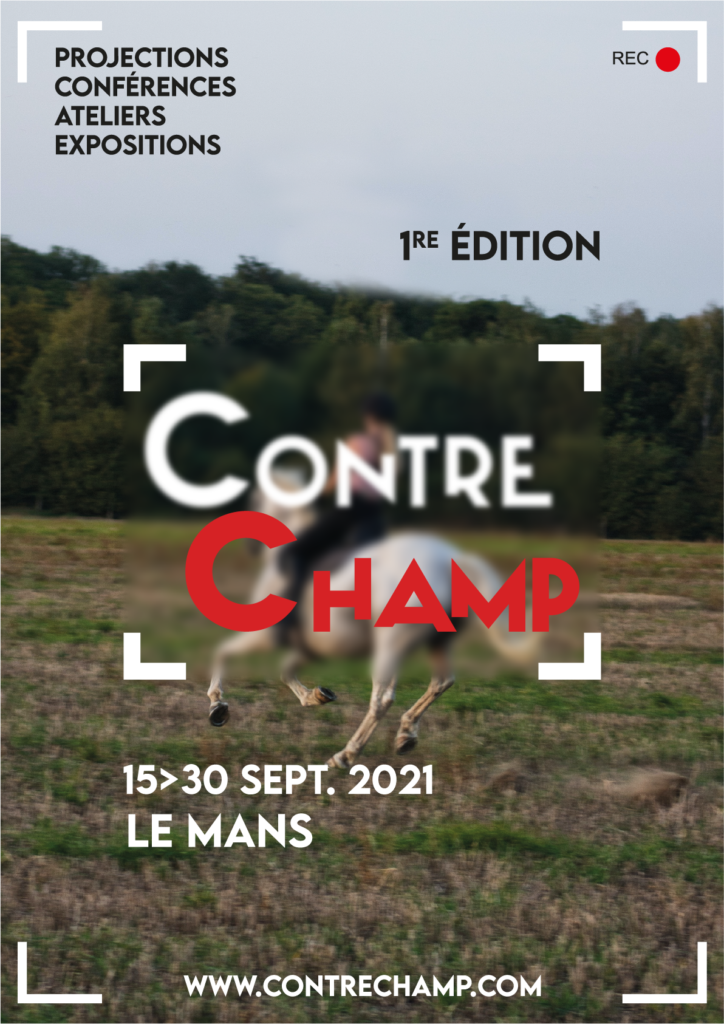 Flyer fictif pour un festival Contre Champ