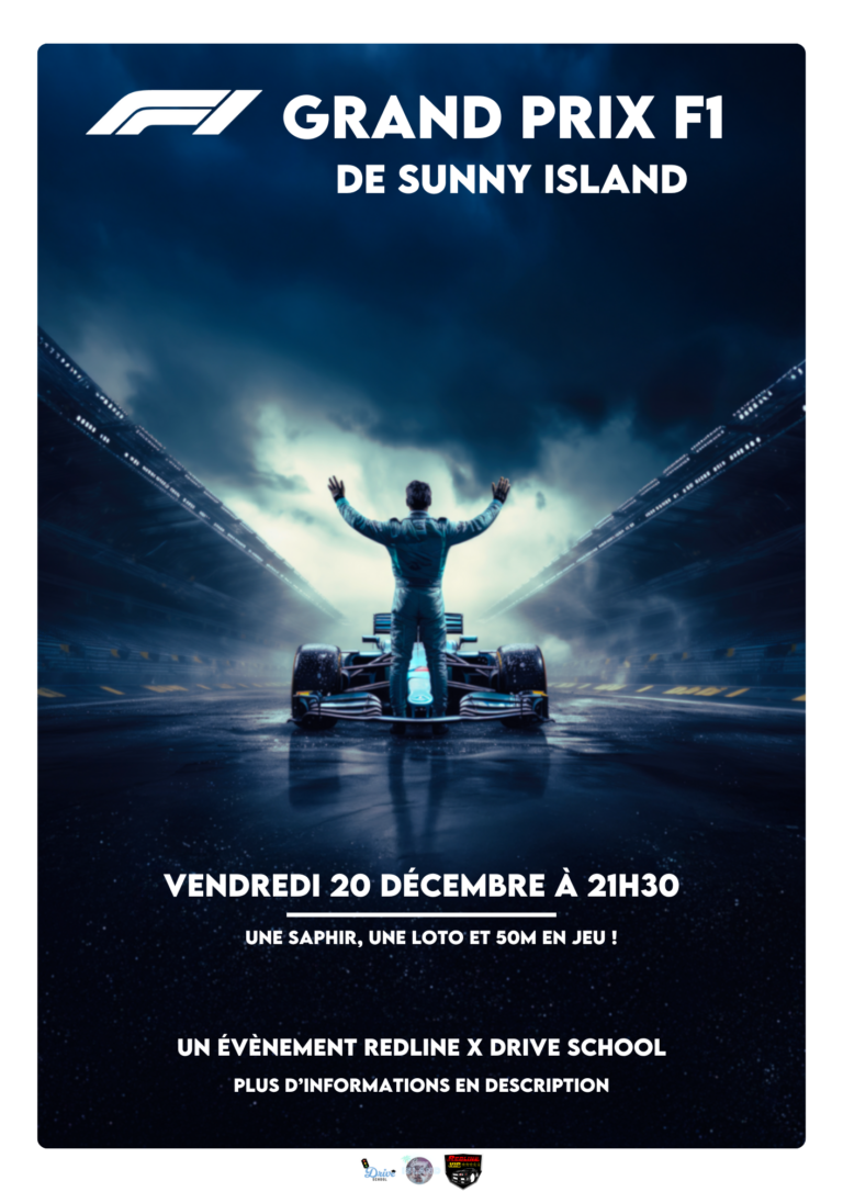 Affiche évènement sur un jeu vidéo